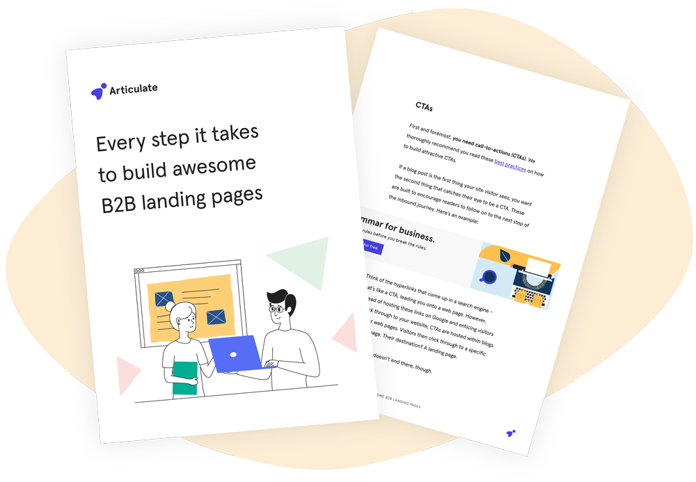 Every step it takes to build awesome B2B landing pages