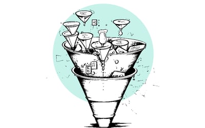 A marketer's take on chatgpt and ai marketing - image of a marketing funnel