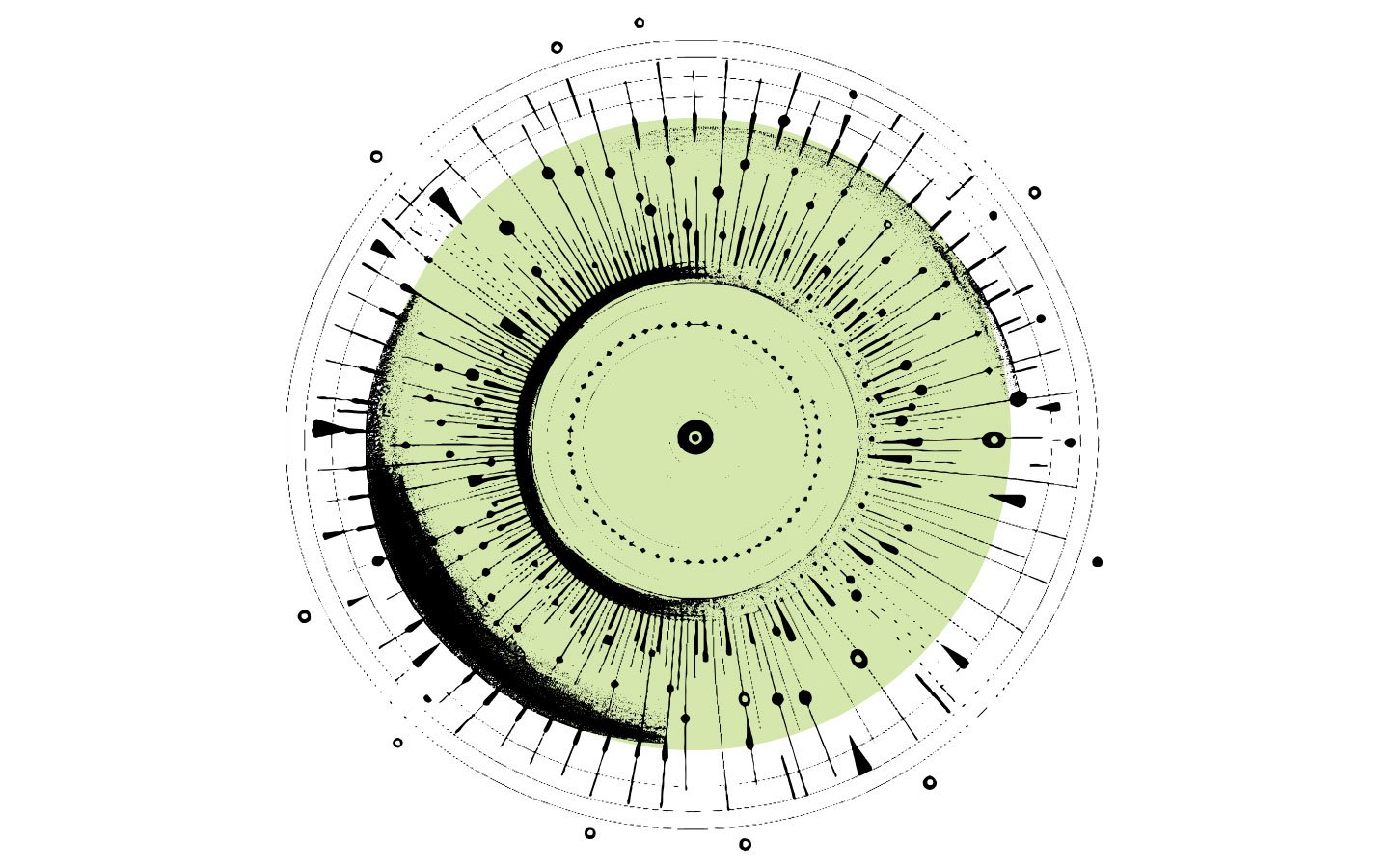 A circular pattern