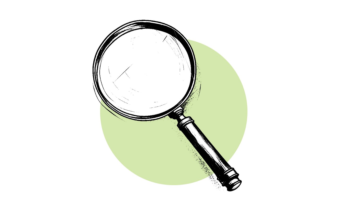 A magnifying glass