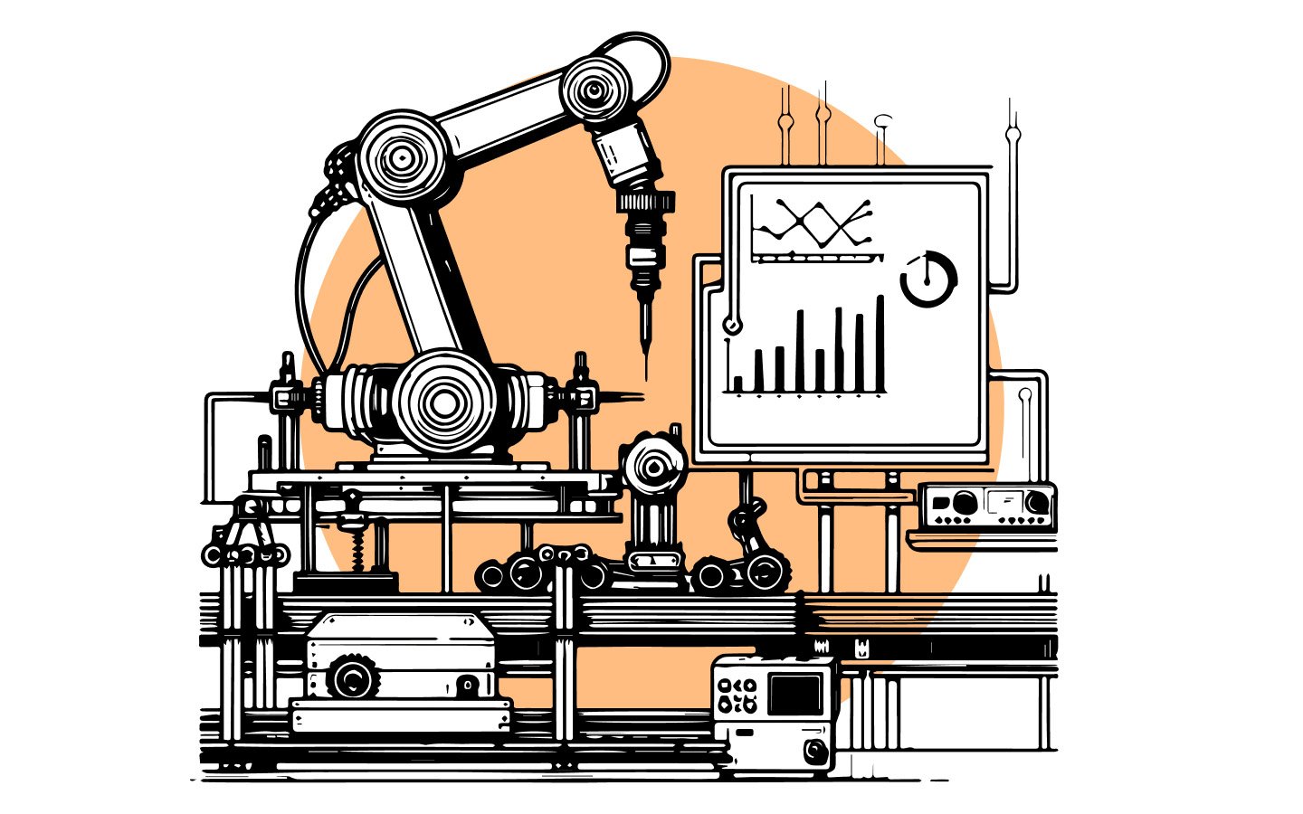A mechanical robot