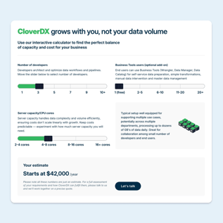 CloverDX calculator