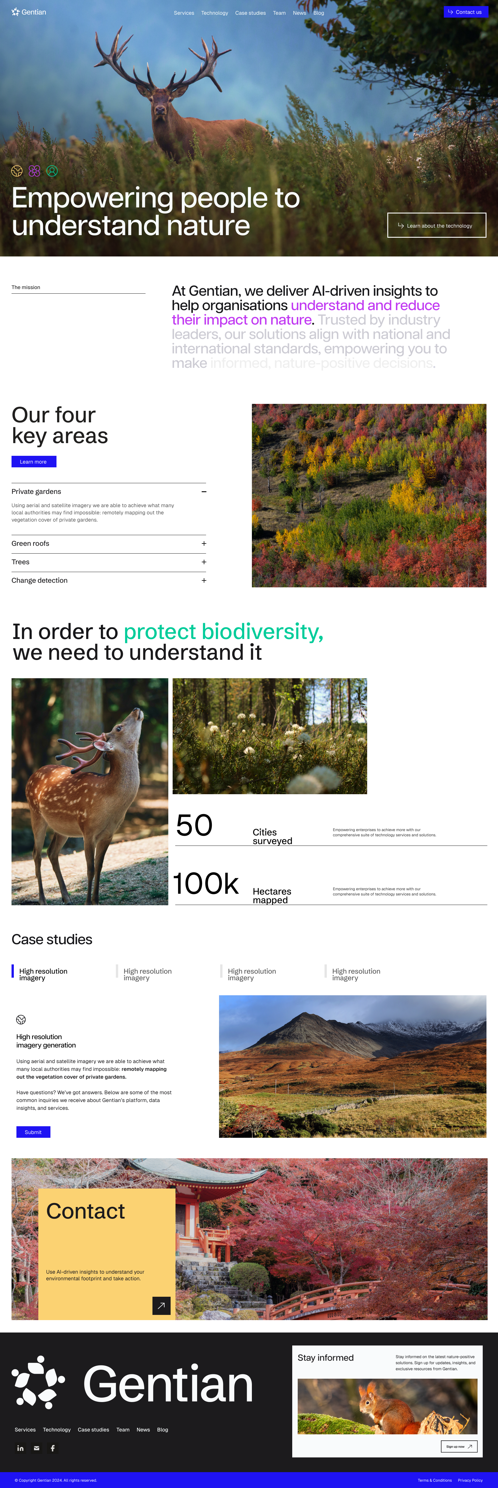 Gentian Homepage