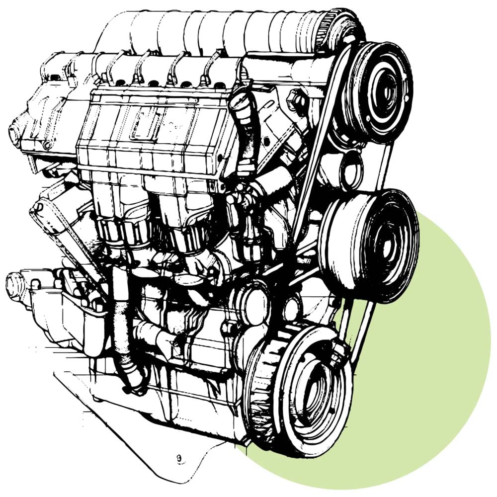 An engine in motion