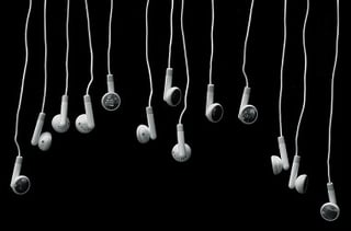 hanging earphones hanging earphones