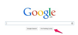 Google 'I'm feeling lucky' button