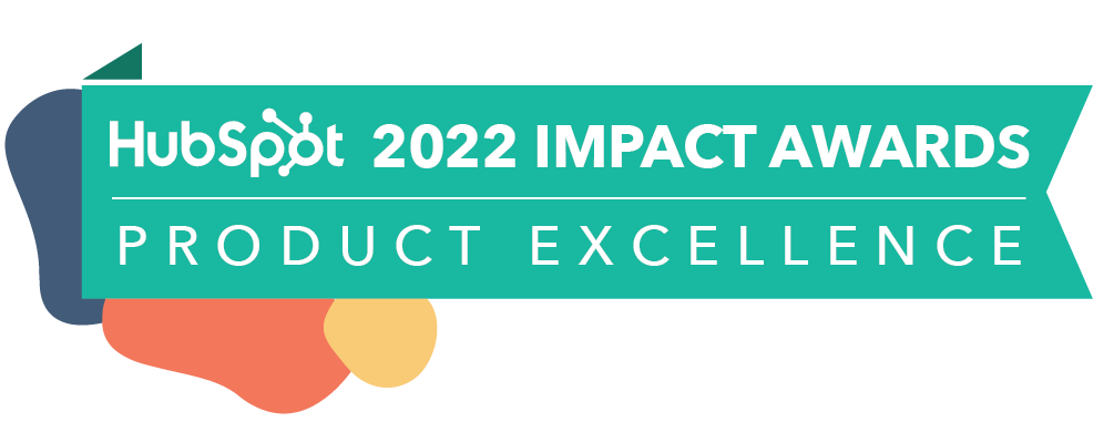 Product Excellence_HubSpot Impact Award winner