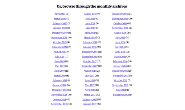 The monthly archives of the Signal vs. Noise blog