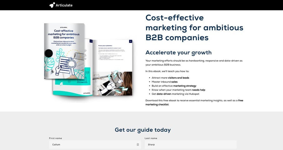 How to improve your website landing pages