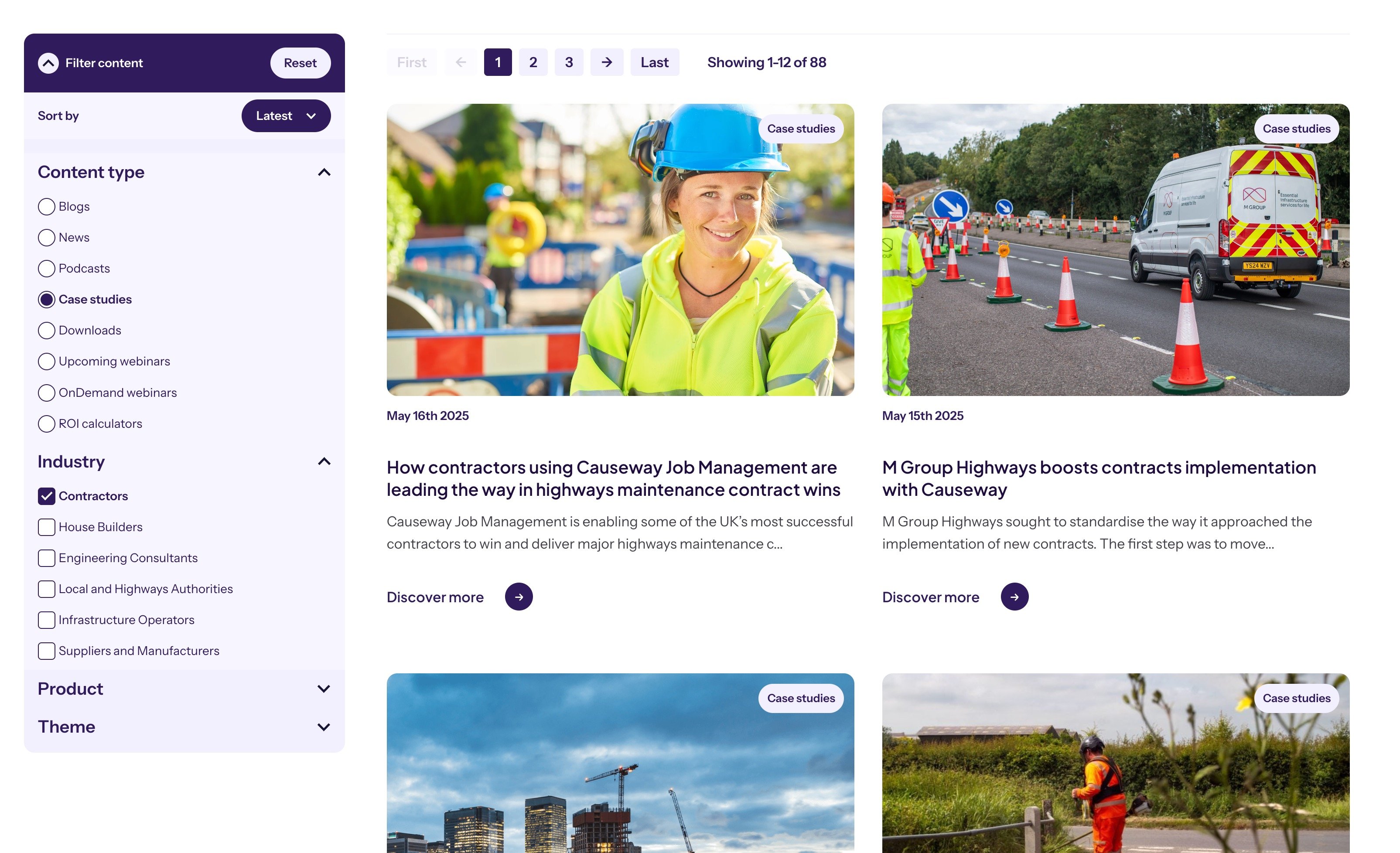 How to design an effective case study section for your website