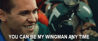 You can be my wingman anytime sales and marketing