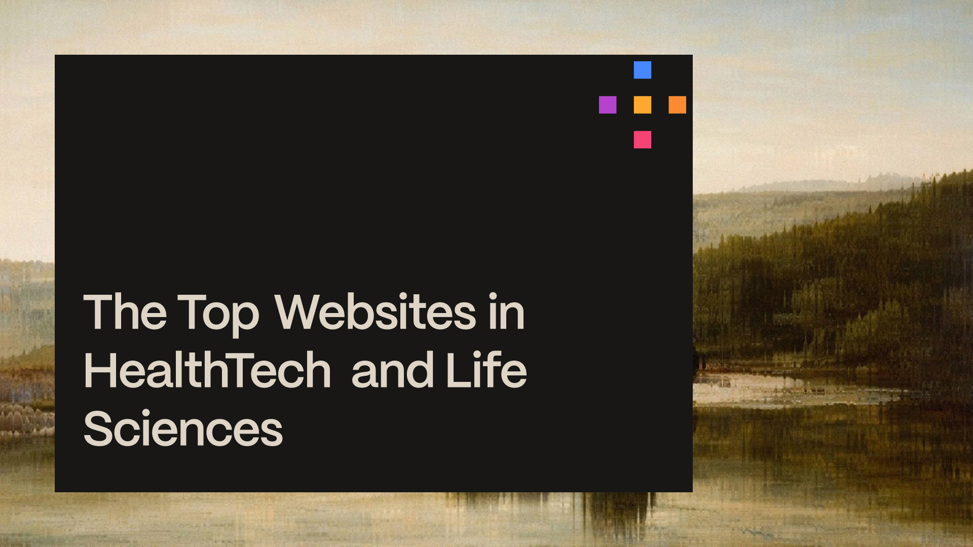Top websites in healthcare and life sciences