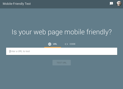 google mobile-friendly test website