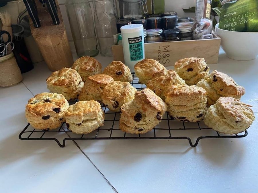 week of calm scones