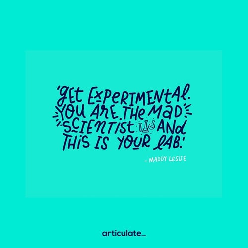 mad scientist quote - B2B content marketing strategy