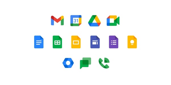 Google Suite icons