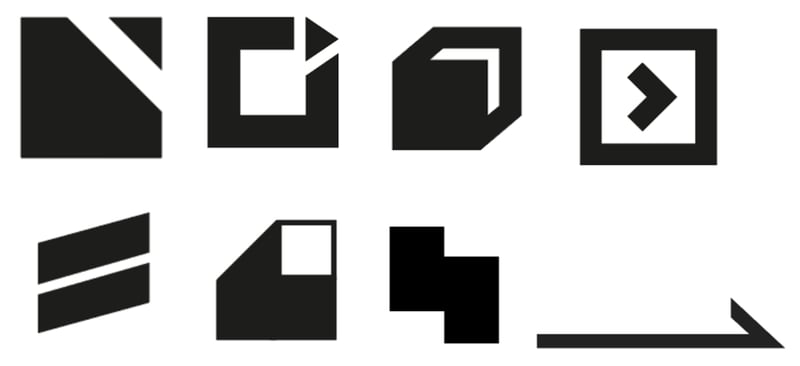 tech company logos 5 - black and white logos