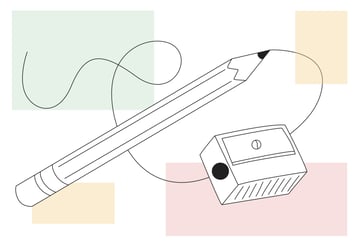 How to write killer website copy - image of pencil and sharpener