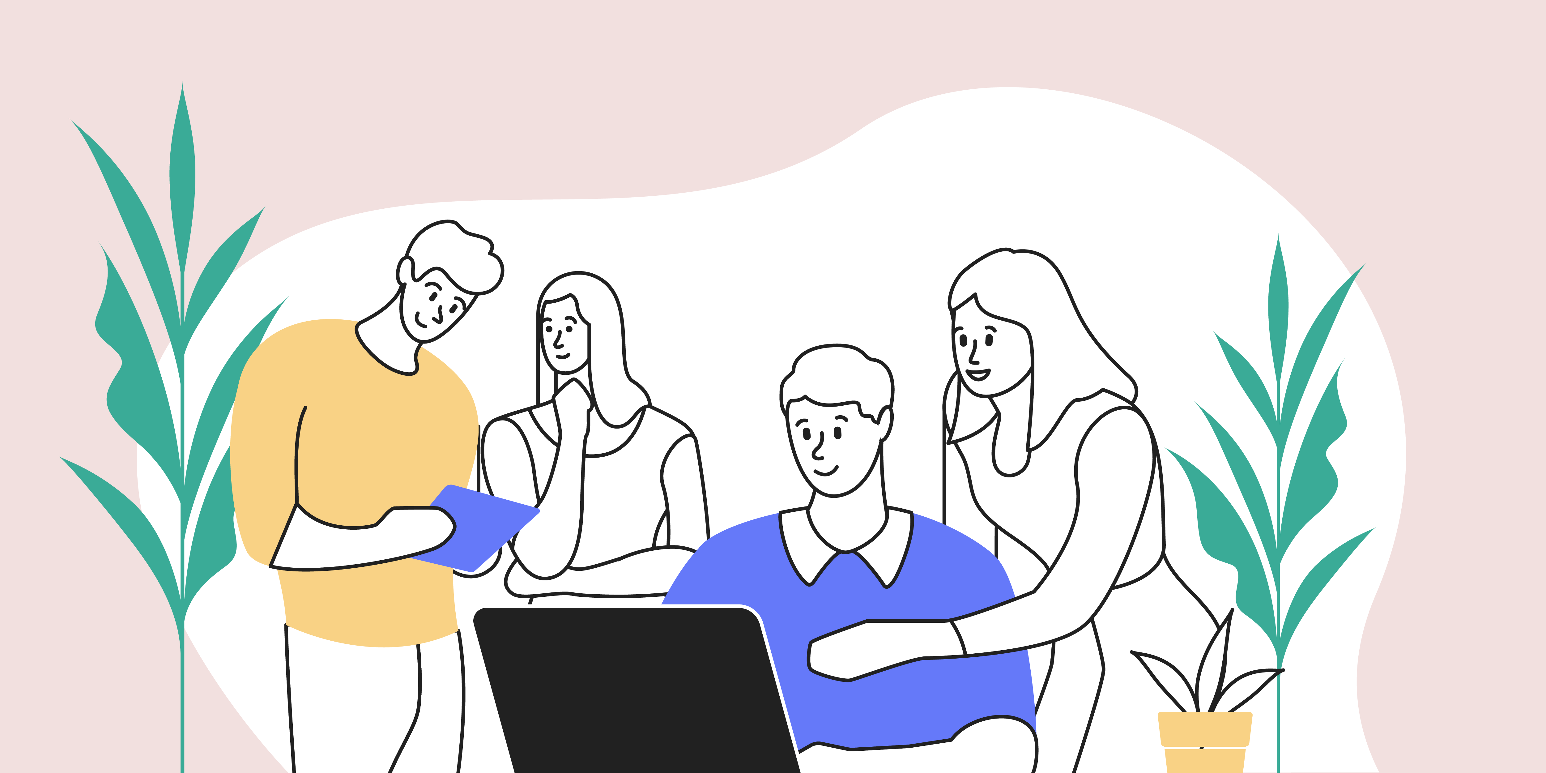  individuals by a laptop computer (how to optimise your marketing group for long-lasting versatile working)