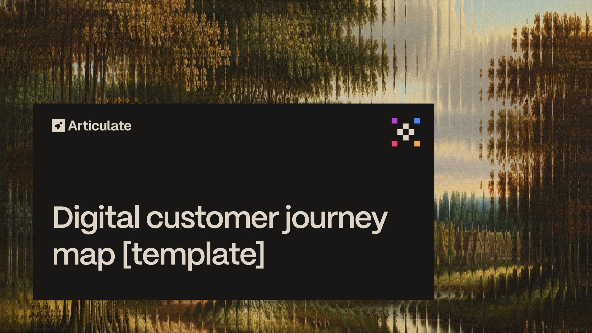 Digital customer journey map [template]